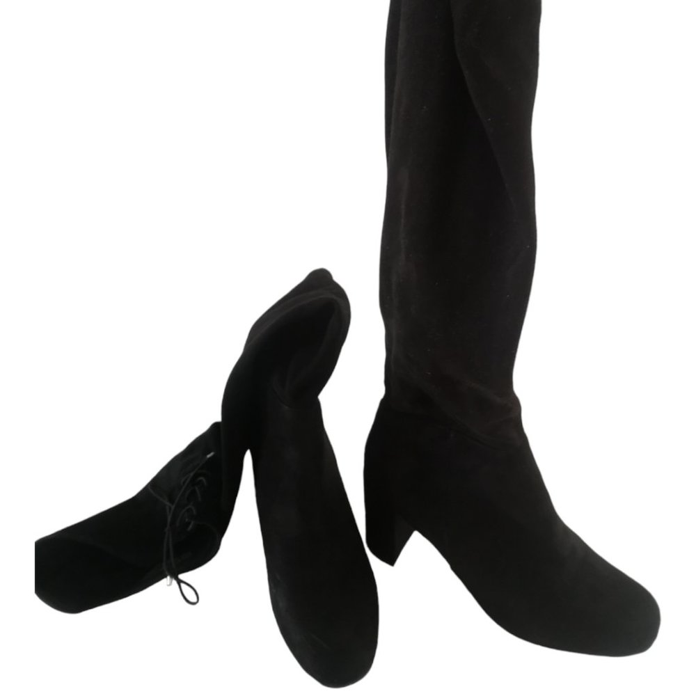 Black Chinese Laundry Overknee Boots Shoes Sz 10